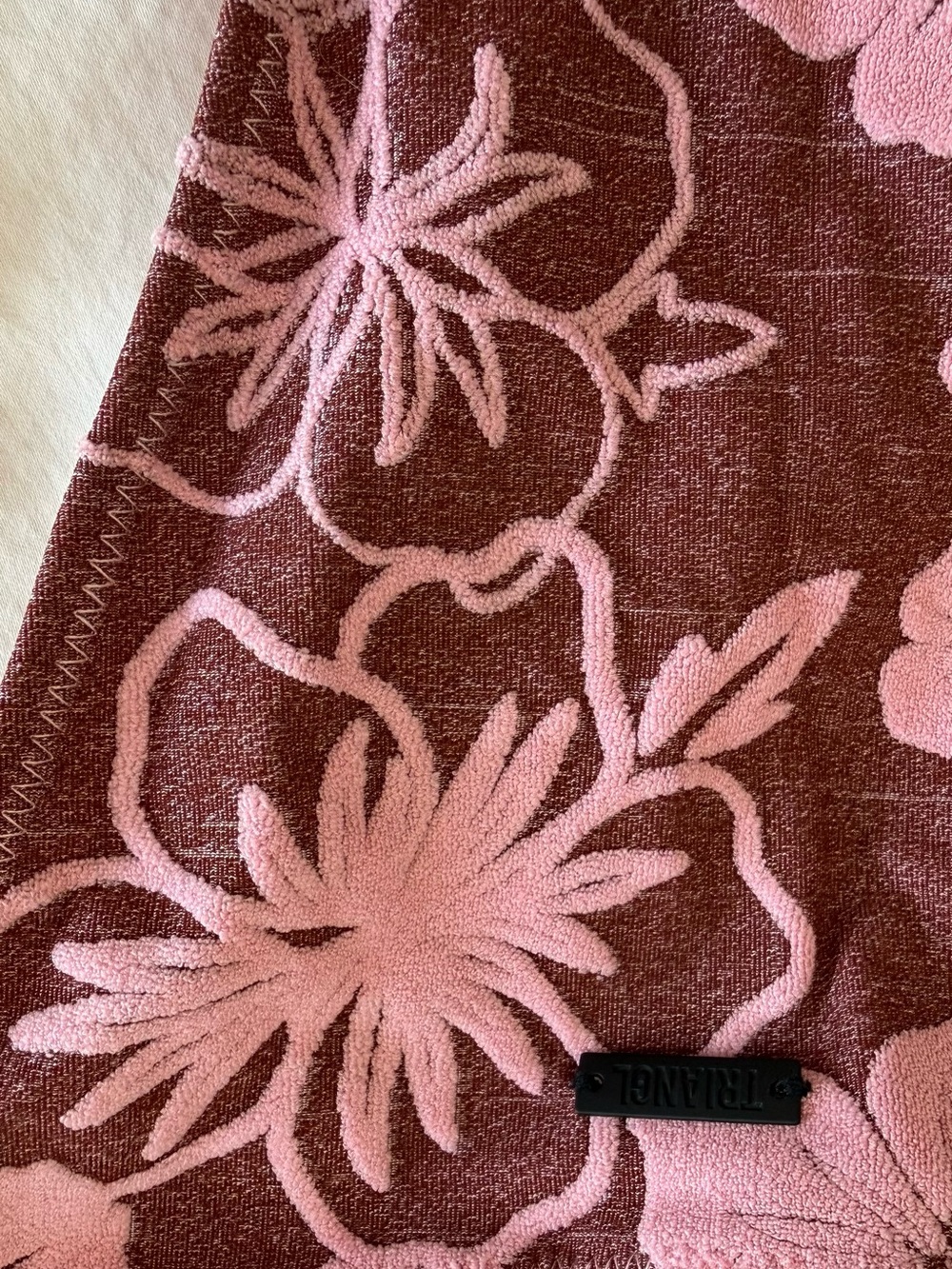 triangl swimwear Pink Floral Bikini Top and bottom - Picture 10 of 10
